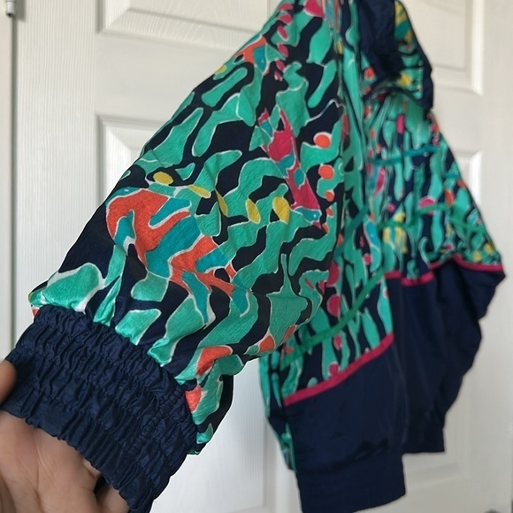 London Fog Women’s Green/Blue Windbreaker Jacket Size M - Picture 9 of 10